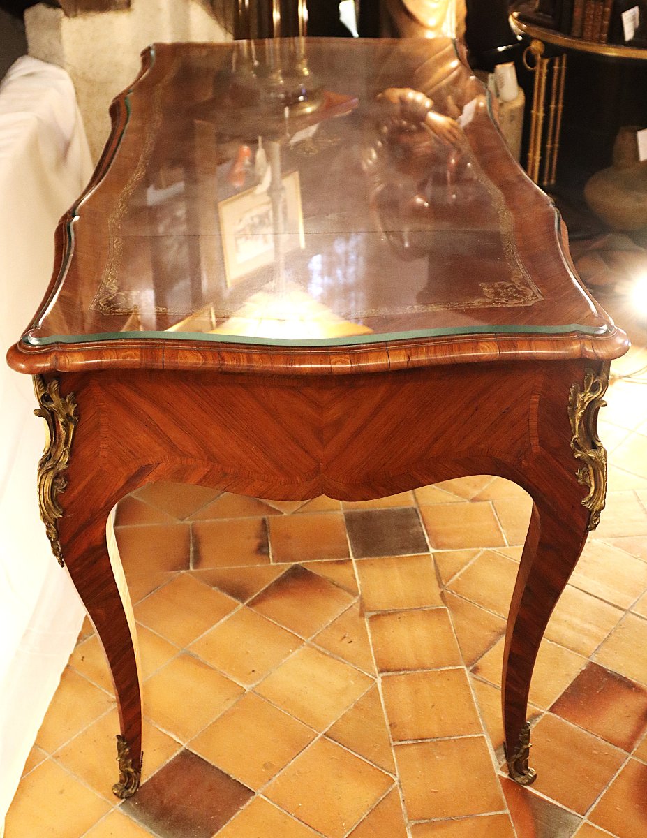 Bureau de style Louis XV, début XIXe-photo-1