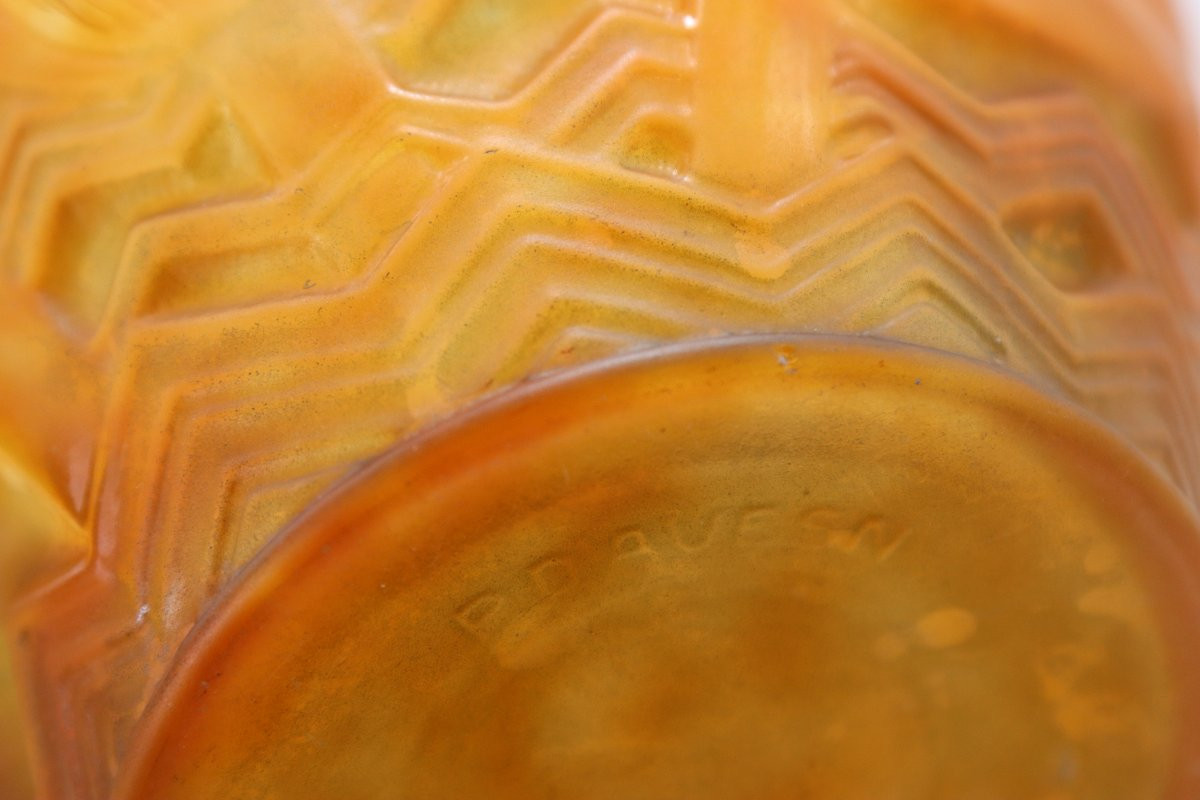 Pierre D'AVESN (1901-1990/91), Vase à décor de fleurs stylisé, 1930-photo-3