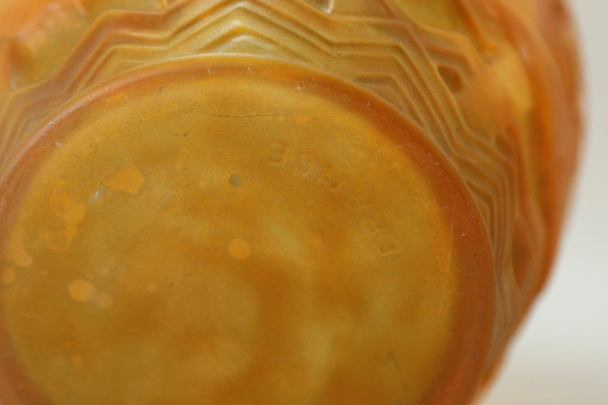 Pierre D'AVESN (1901-1990/91), Vase à décor de fleurs stylisé, 1930-photo-4