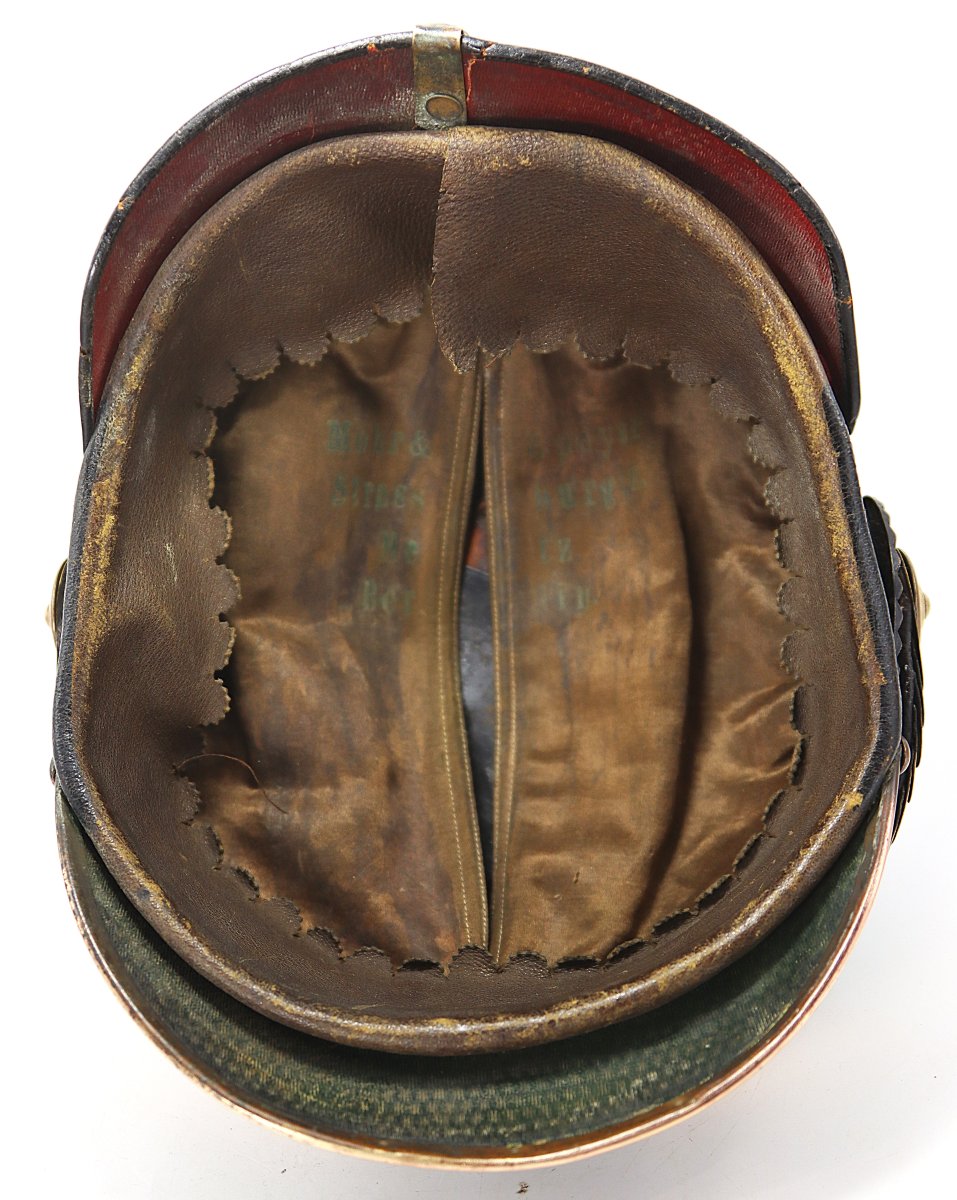 CASQUE DE REICHSGENDARME d'Alsace-Lorraine, fin XIXe-photo-3