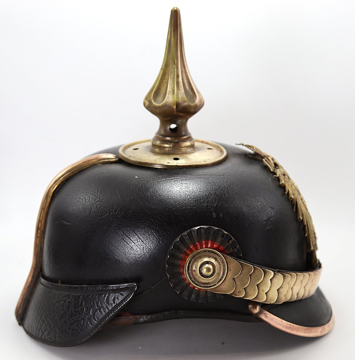 CASQUE DE REICHSGENDARME d'Alsace-Lorraine, fin XIXe-photo-6