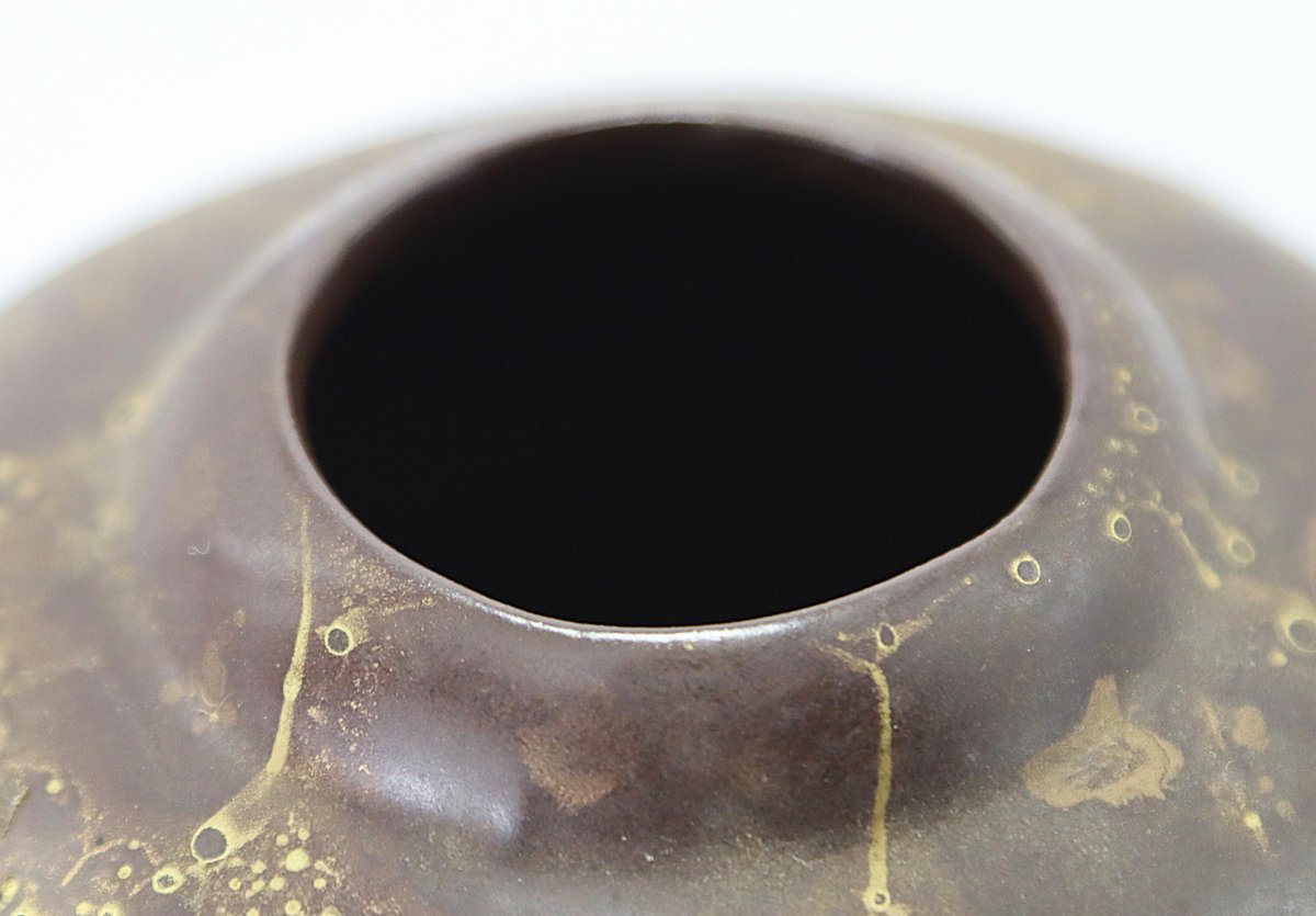 LUCIEN BRISDOUX (1878-1963), Vase art déco, signé, XXe-photo-4