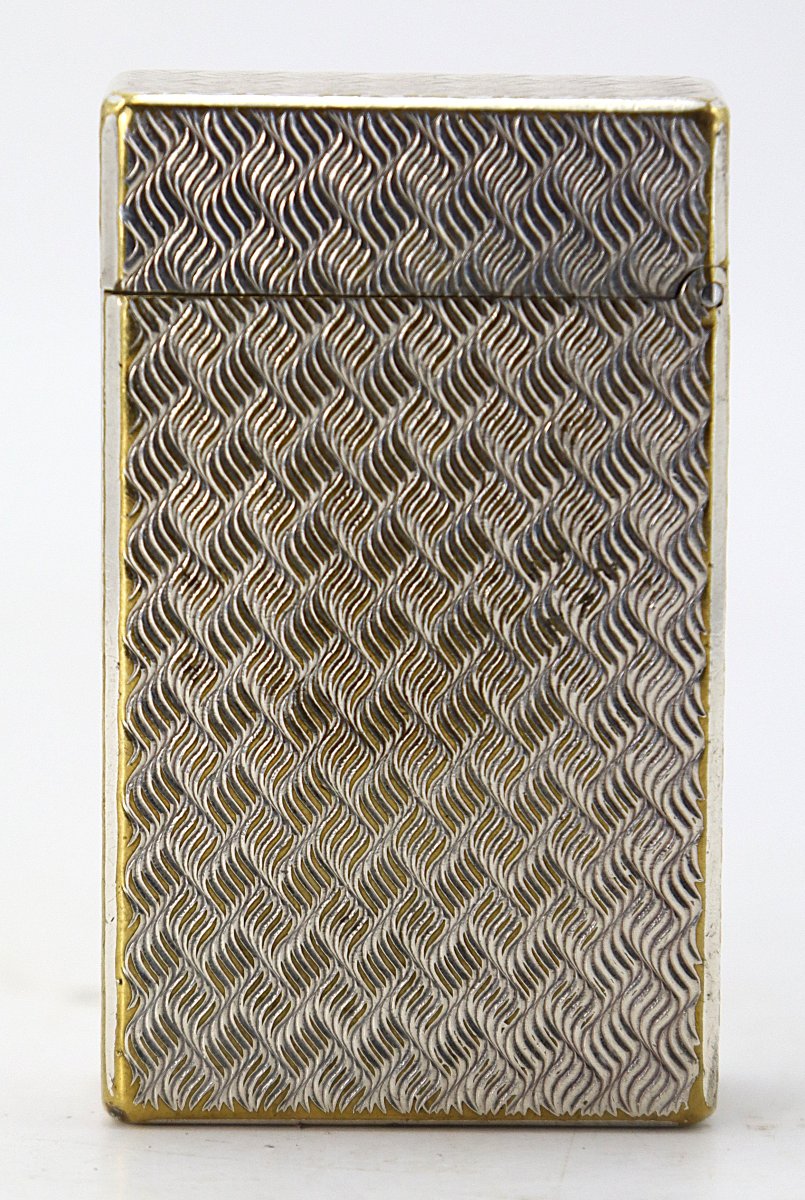 Dupont - Hermes, Silver-plated Metal Lighter, Signed, 1970-photo-3