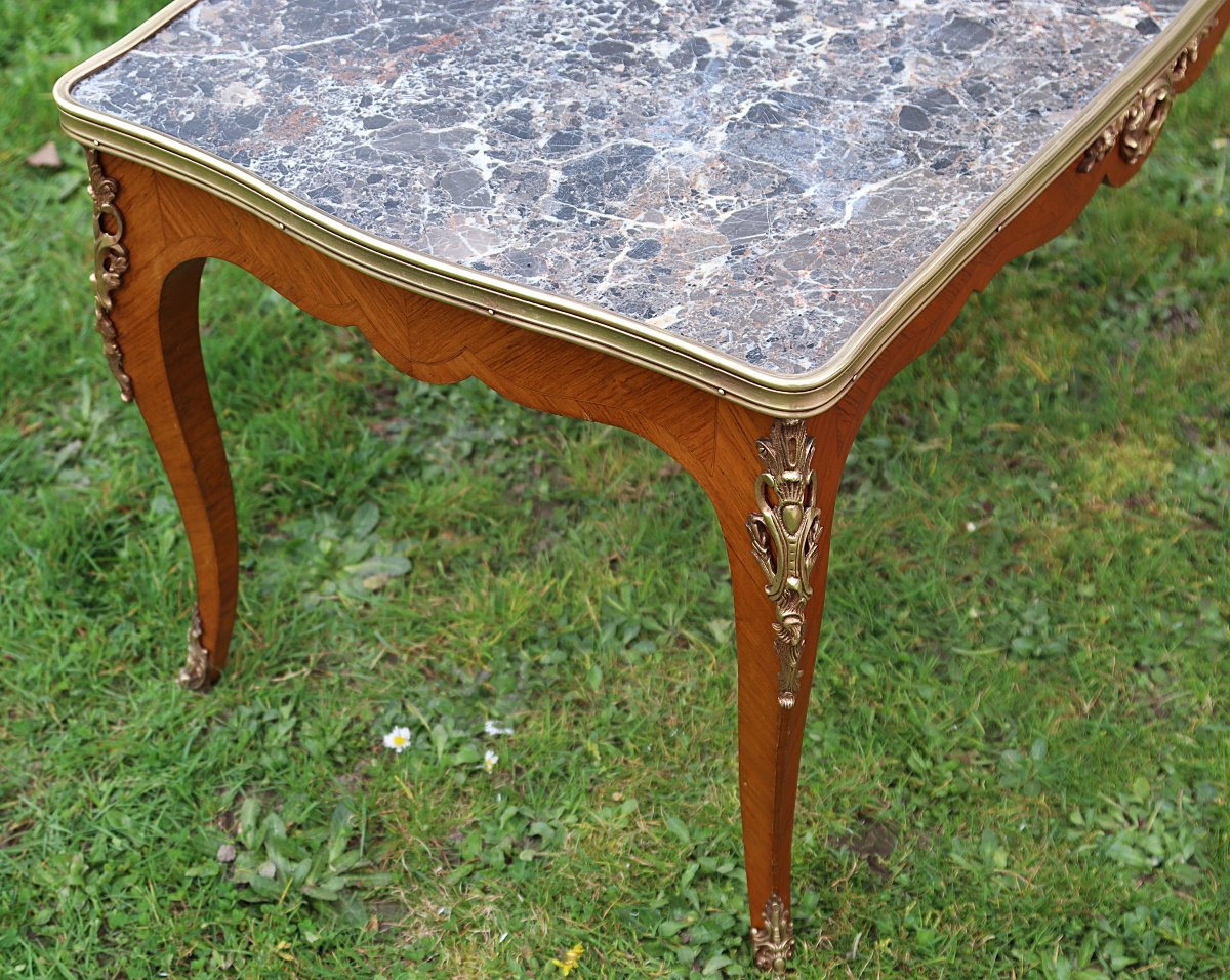 Louis XV Style Coffee Table, 20th Century-photo-2