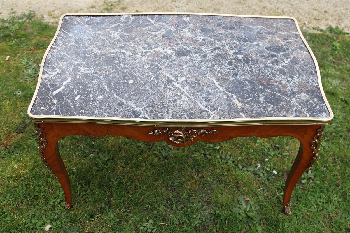 Louis XV Style Coffee Table, 20th Century-photo-6