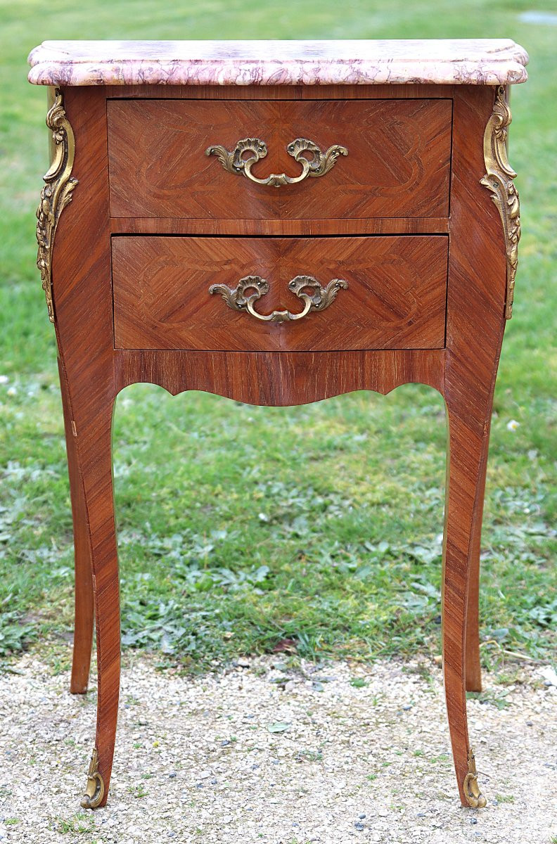 Paire de chevets de style Louis XV, XXe-photo-4