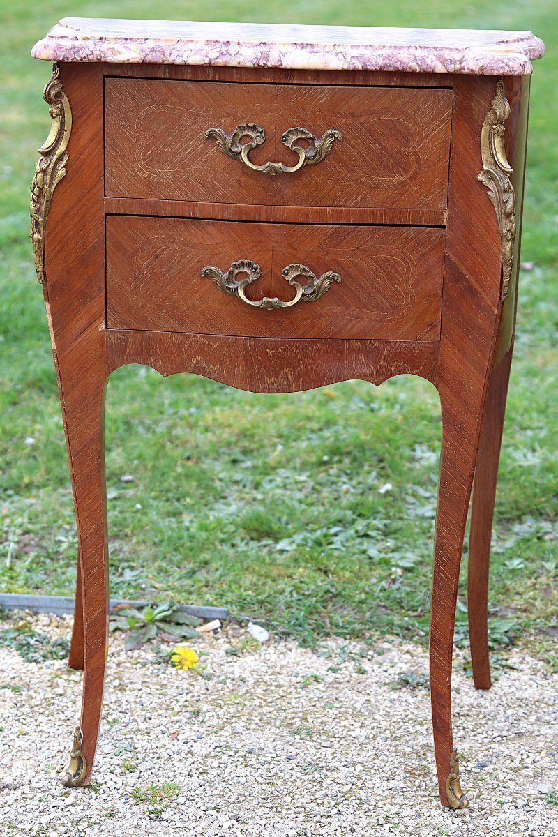 Paire de chevets de style Louis XV, XXe-photo-1