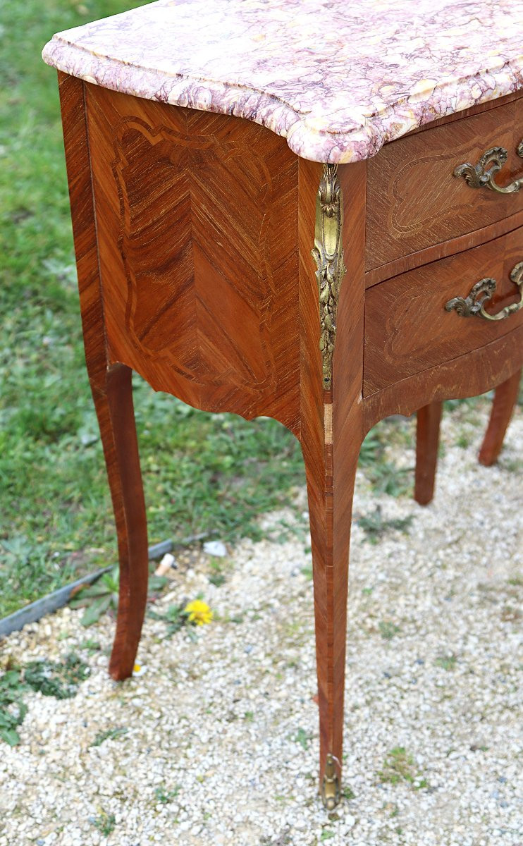 Paire de chevets de style Louis XV, XXe-photo-4