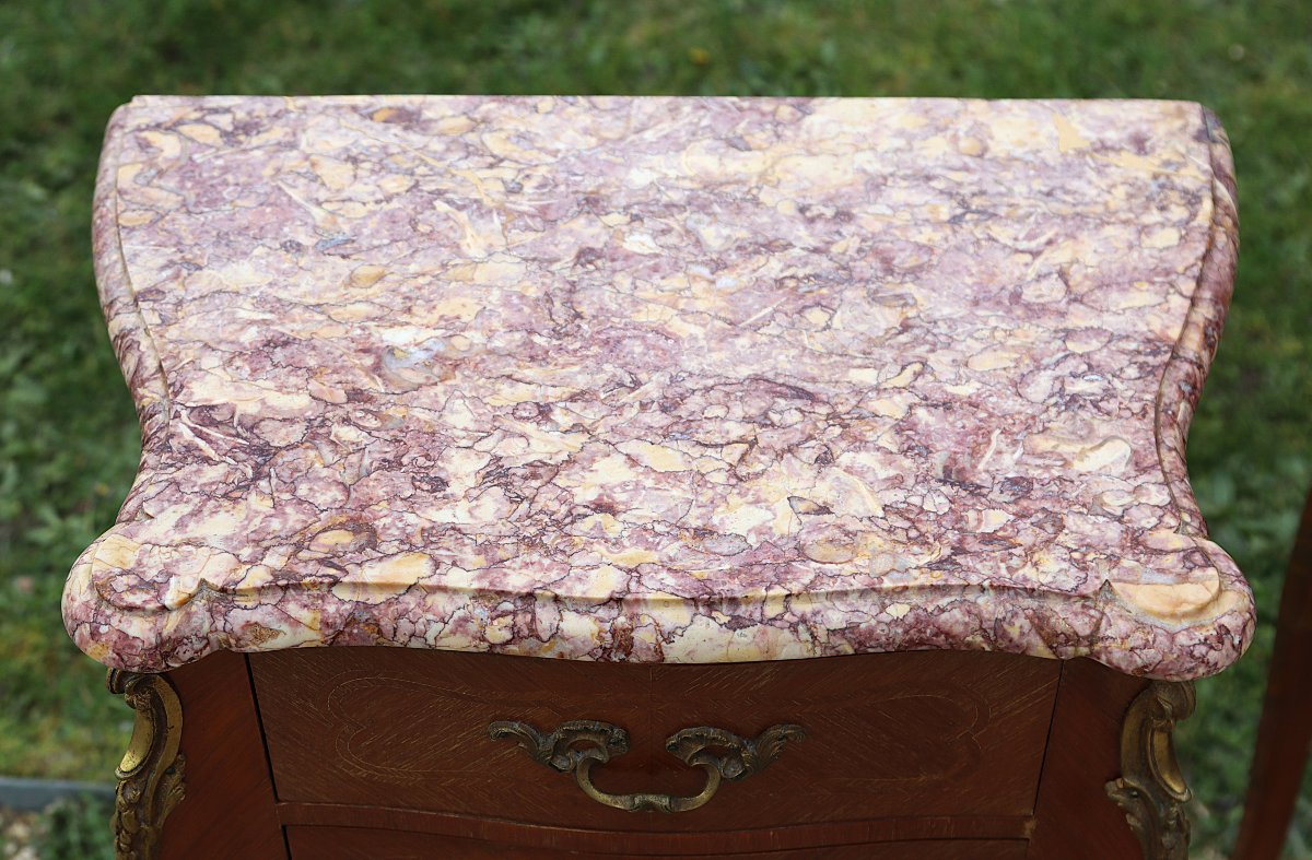 Paire de chevets de style Louis XV, XXe-photo-5