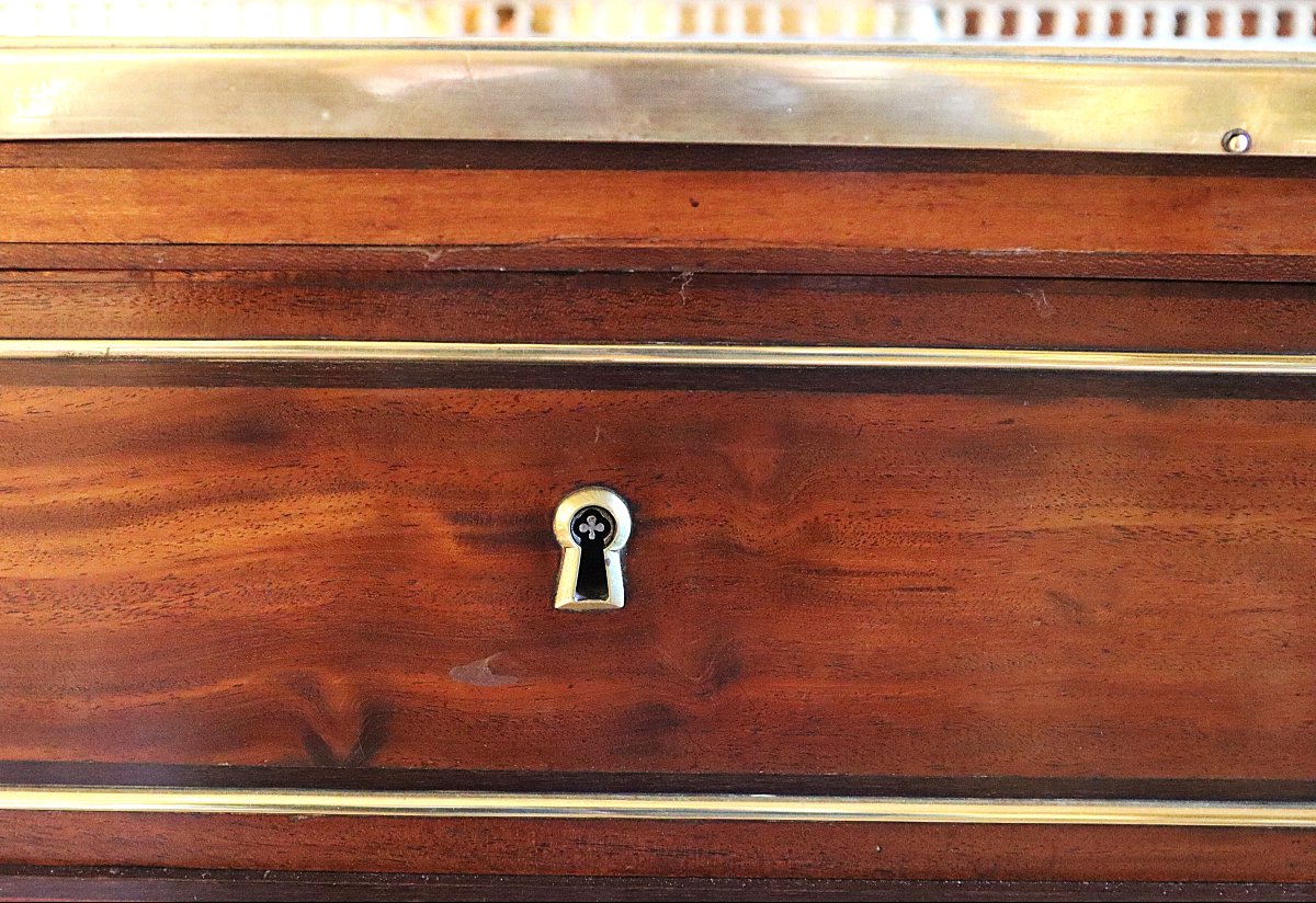 Louis XVI Period Drop-front Secretary Desk, 18th Century-photo-3