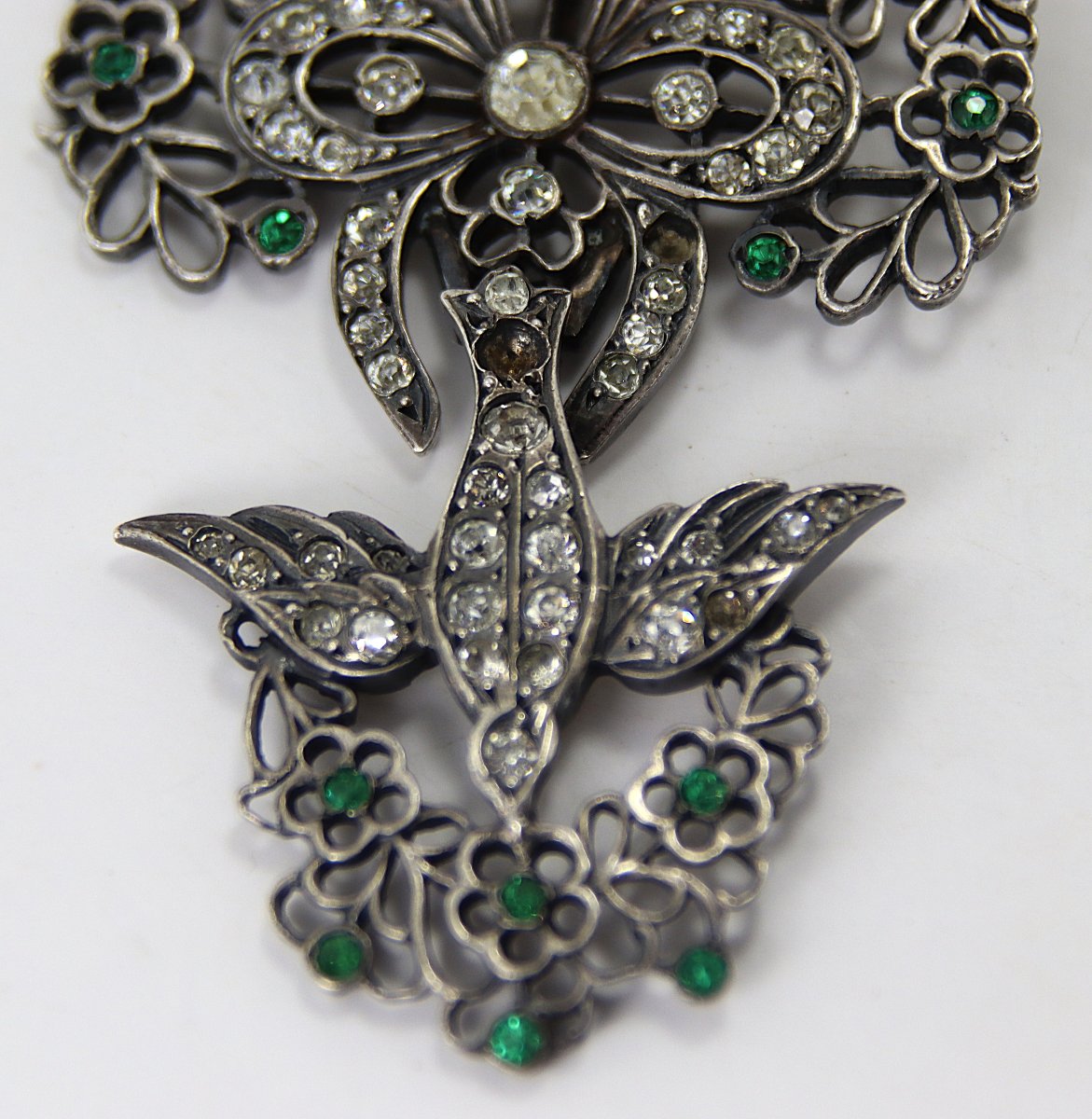 Pendentif saint esprit en argent, Normandie XIXe.-photo-1