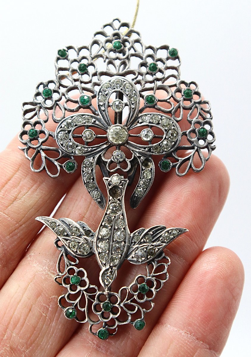 Pendentif saint esprit en argent, Normandie XIXe.-photo-7