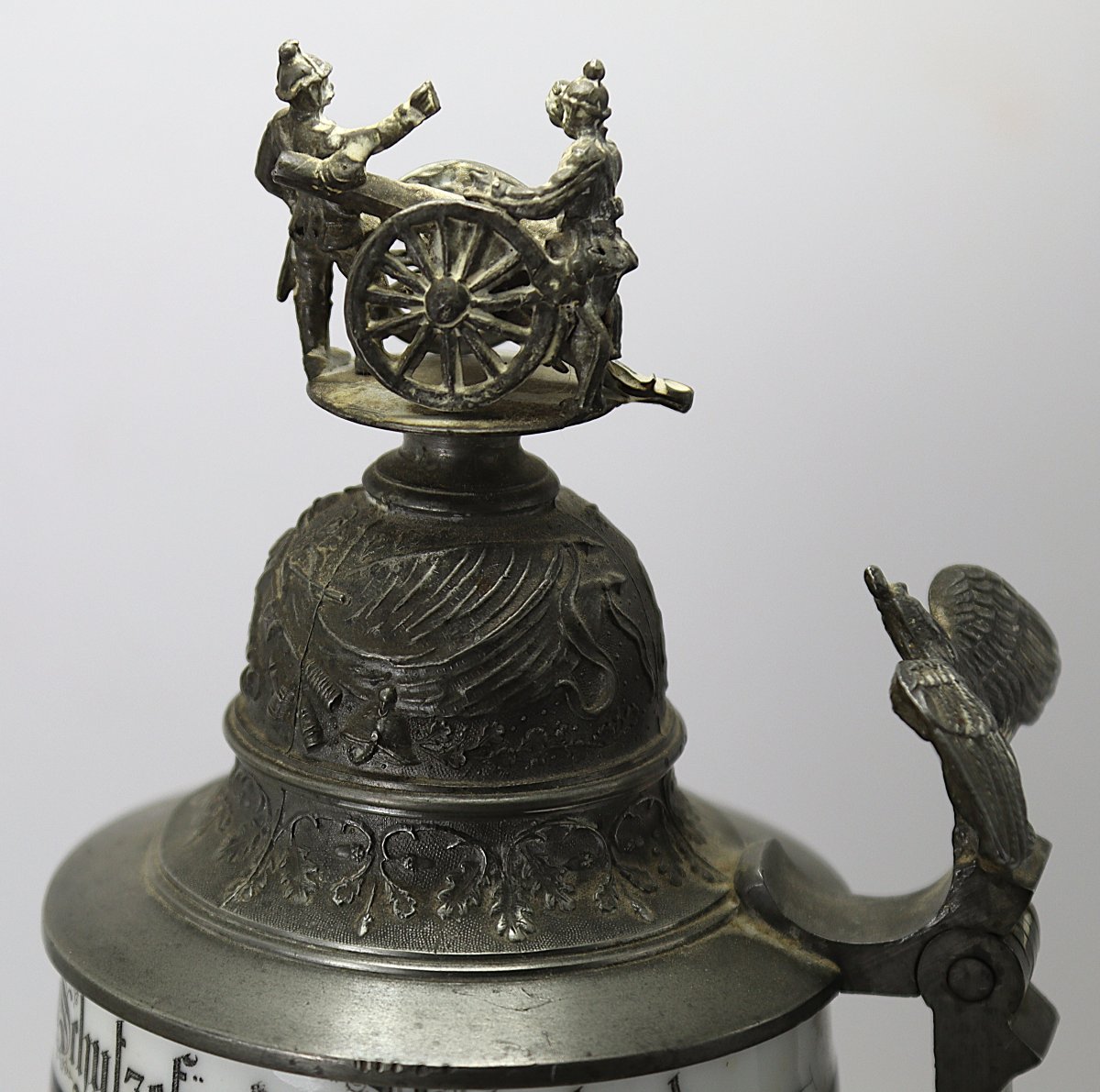 Chope de réserviste, Artillerie régiment N°15 Strasbourg 1900/1902-photo-4