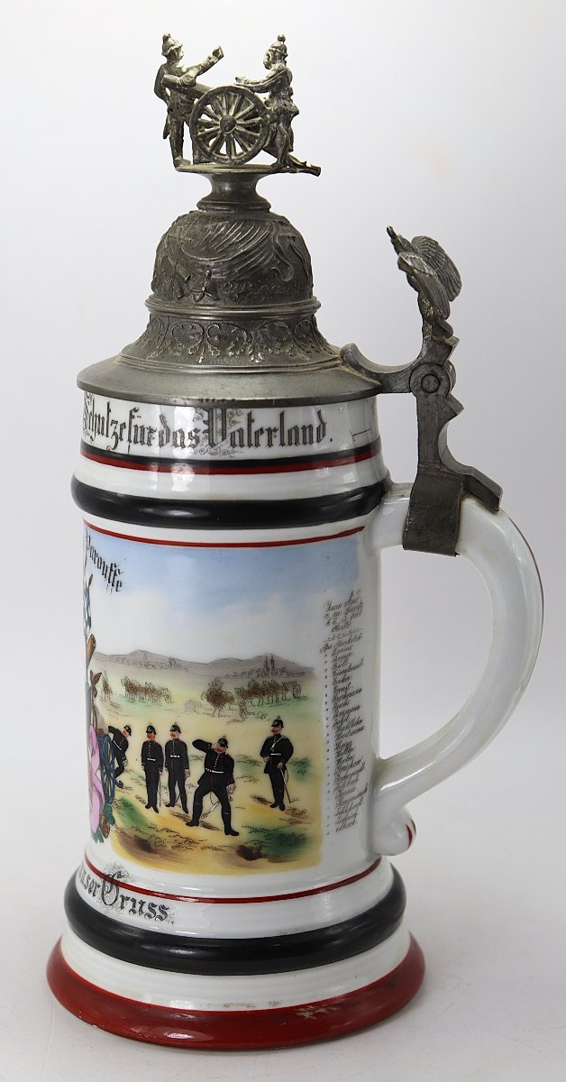 Chope de réserviste, Artillerie régiment N°15 Strasbourg 1900/1902-photo-7