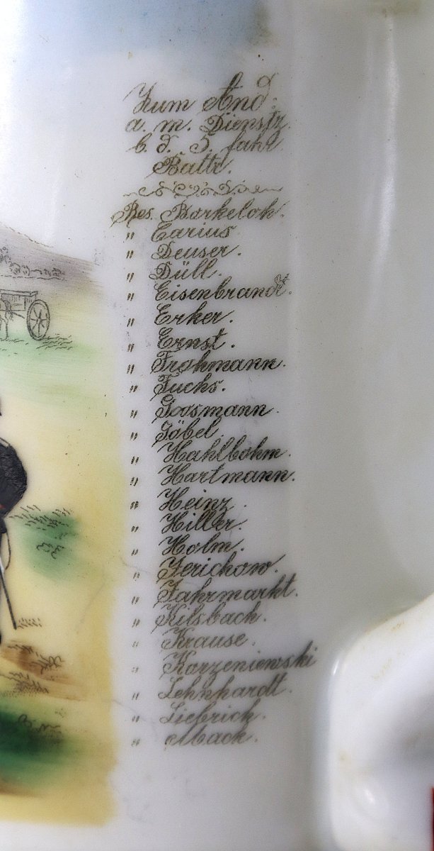 Chope de réserviste, Artillerie régiment N°15 Strasbourg 1900/1902-photo-8