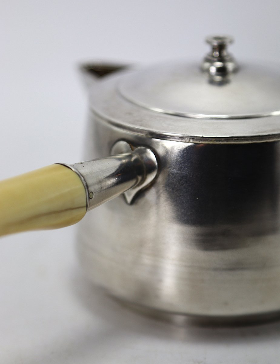 Russie, Frères GRACHEV, Cassolette en Argent et Argent vermeille, signé, 1881-photo-4