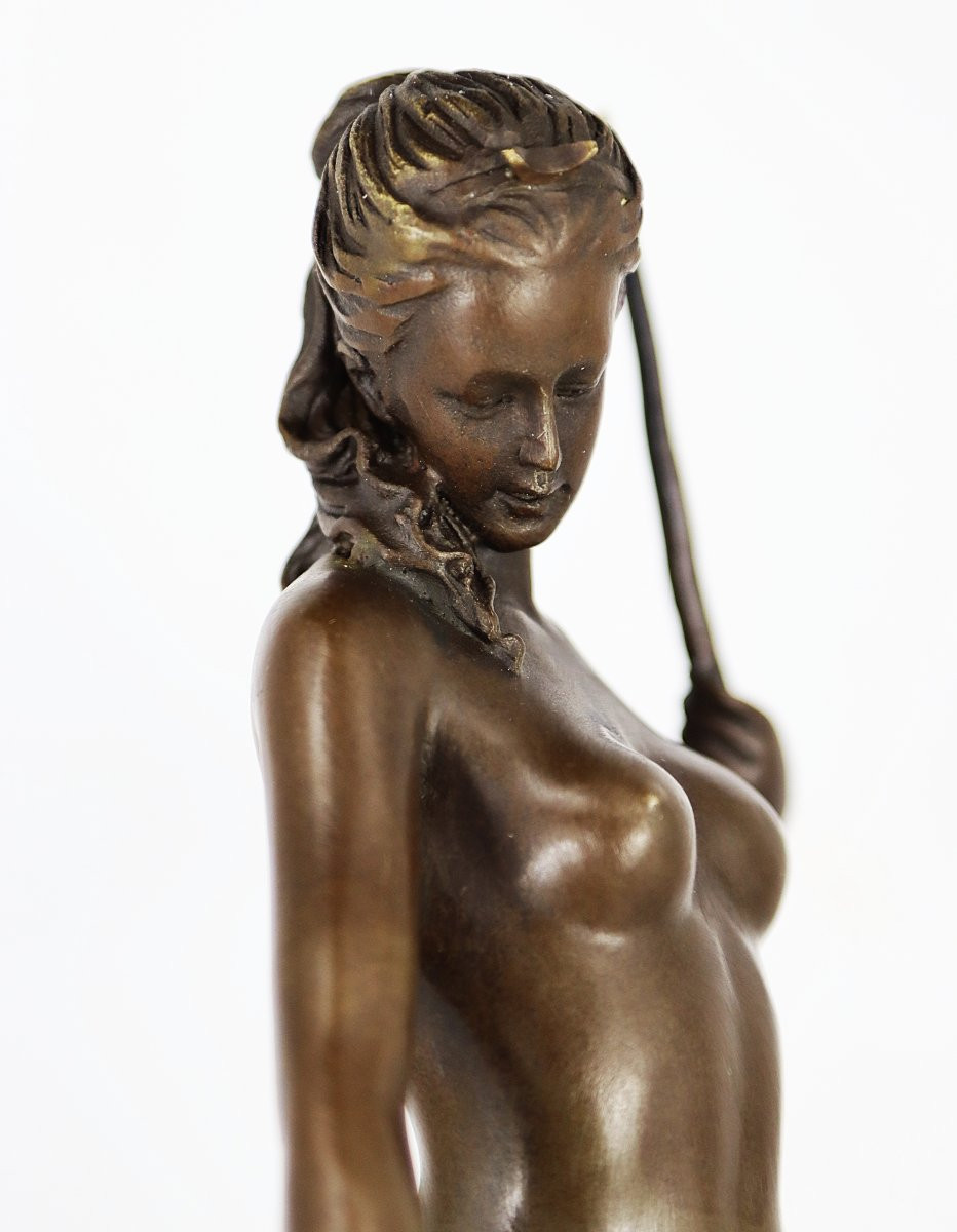 Mc Cartan Edward (1879-1947) d'Après, Bronze Diane Chasseresse, Signed, 20th Century-photo-4