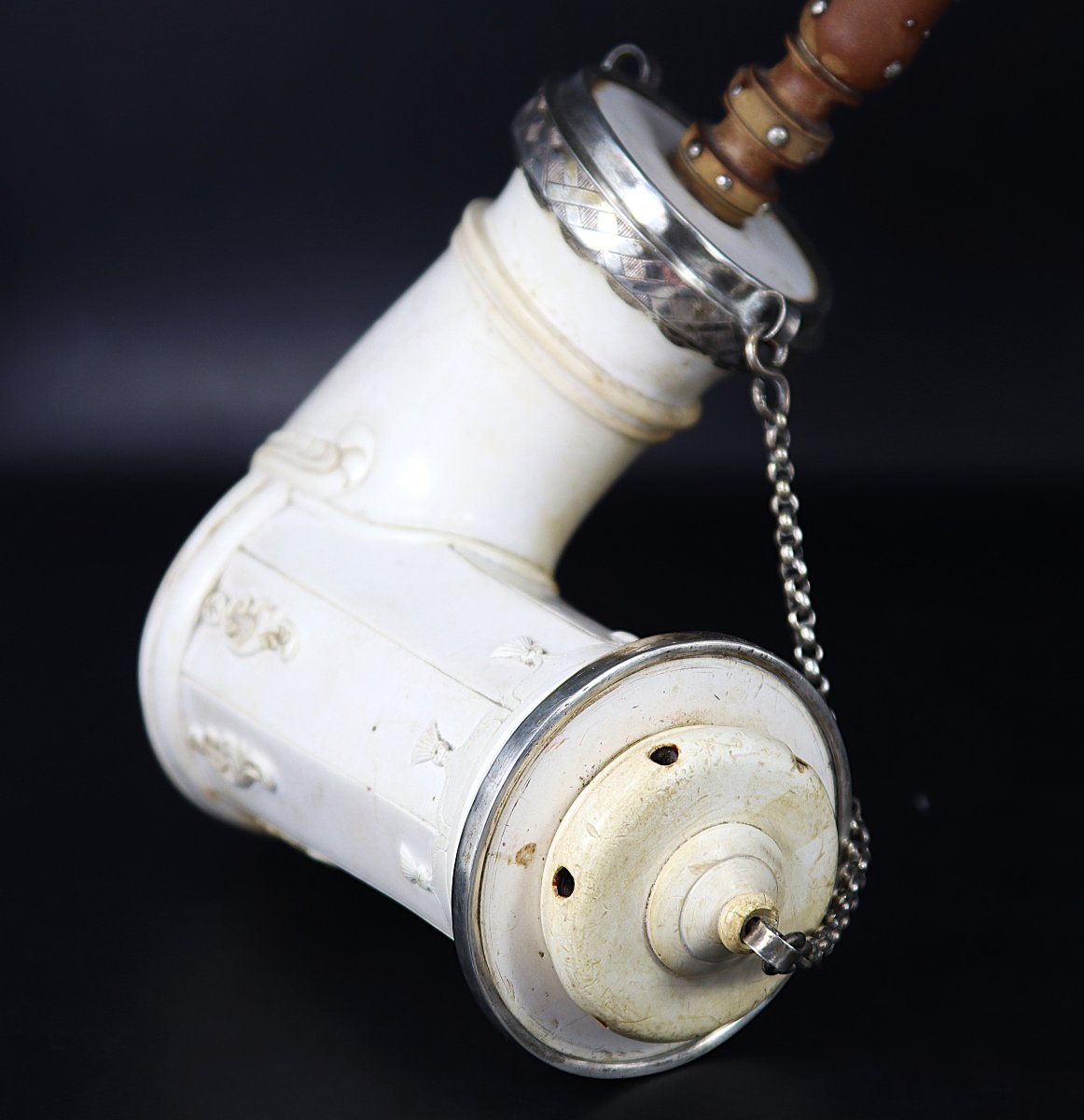 Germany 18th Century, Grosse Pipe écume Et Argent, Georges Barbier.-photo-6