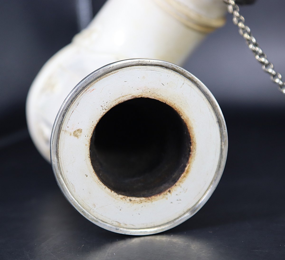 Germany 18th Century, Grosse Pipe écume Et Argent, Georges Barbier.-photo-7