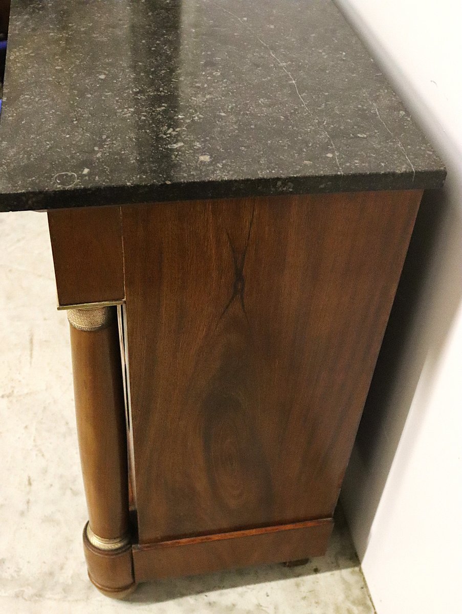 Small Empire-style Chest Of Drawers, Late 19th Century-photo-3