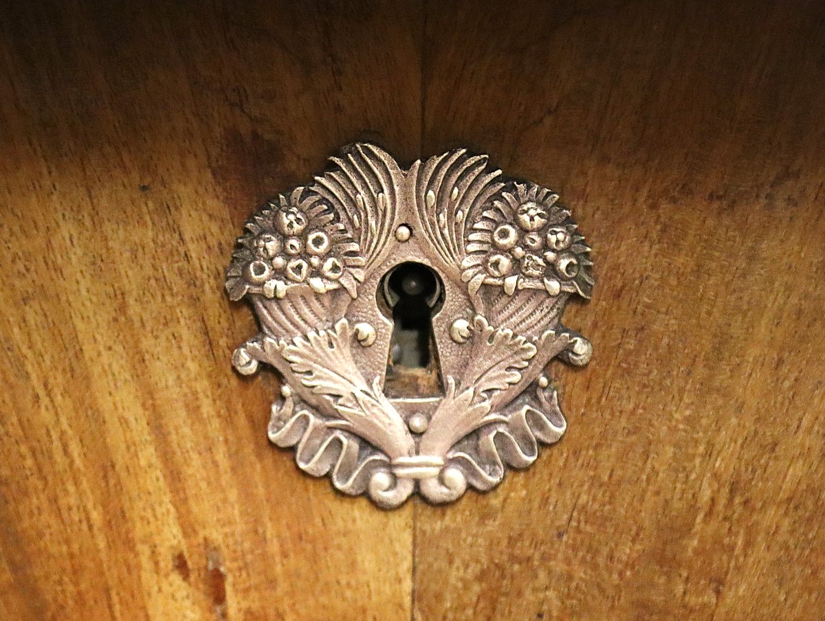 Small Empire-style Chest Of Drawers, Late 19th Century-photo-6