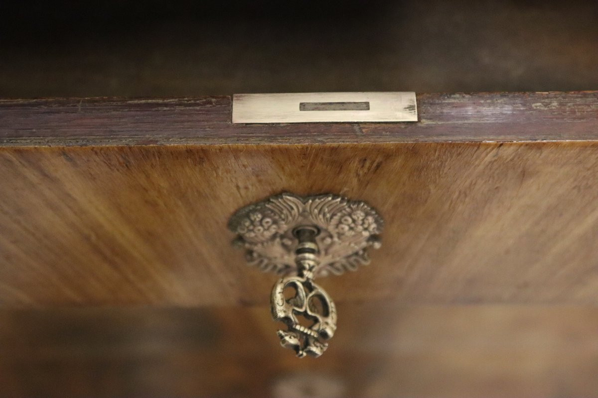 Small Empire-style Chest Of Drawers, Late 19th Century-photo-7