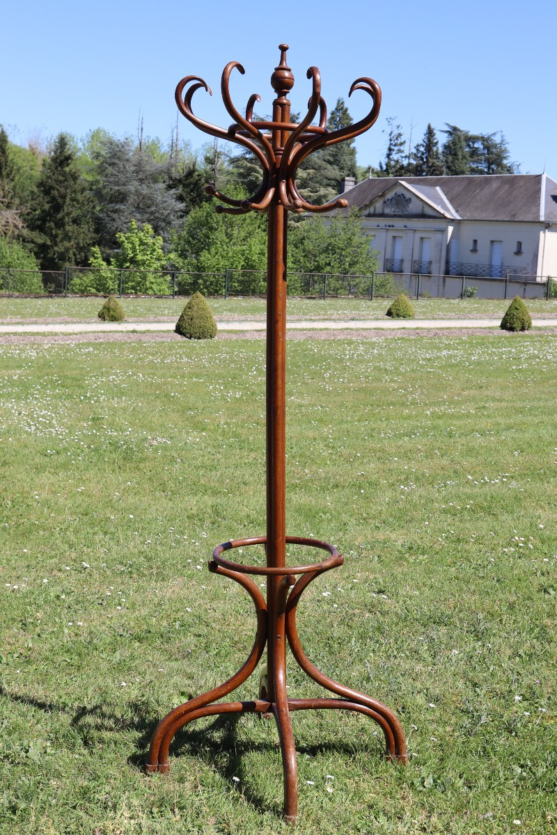THONET (Attrib ), Porte-manteaux " Perroquet "vers 1920
