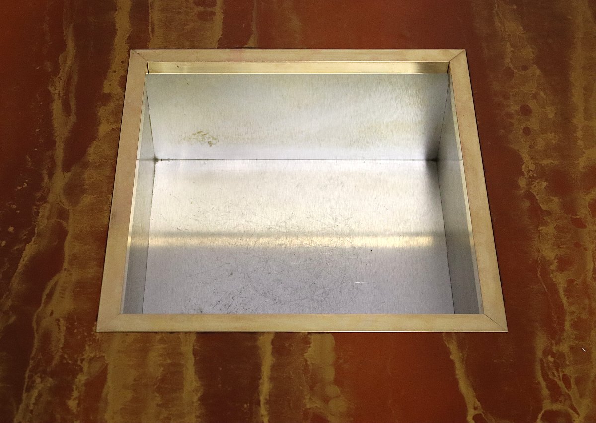 Guy LEFEVRE (1933-2018), table basse " Éruption solaire ", 1970-photo-1