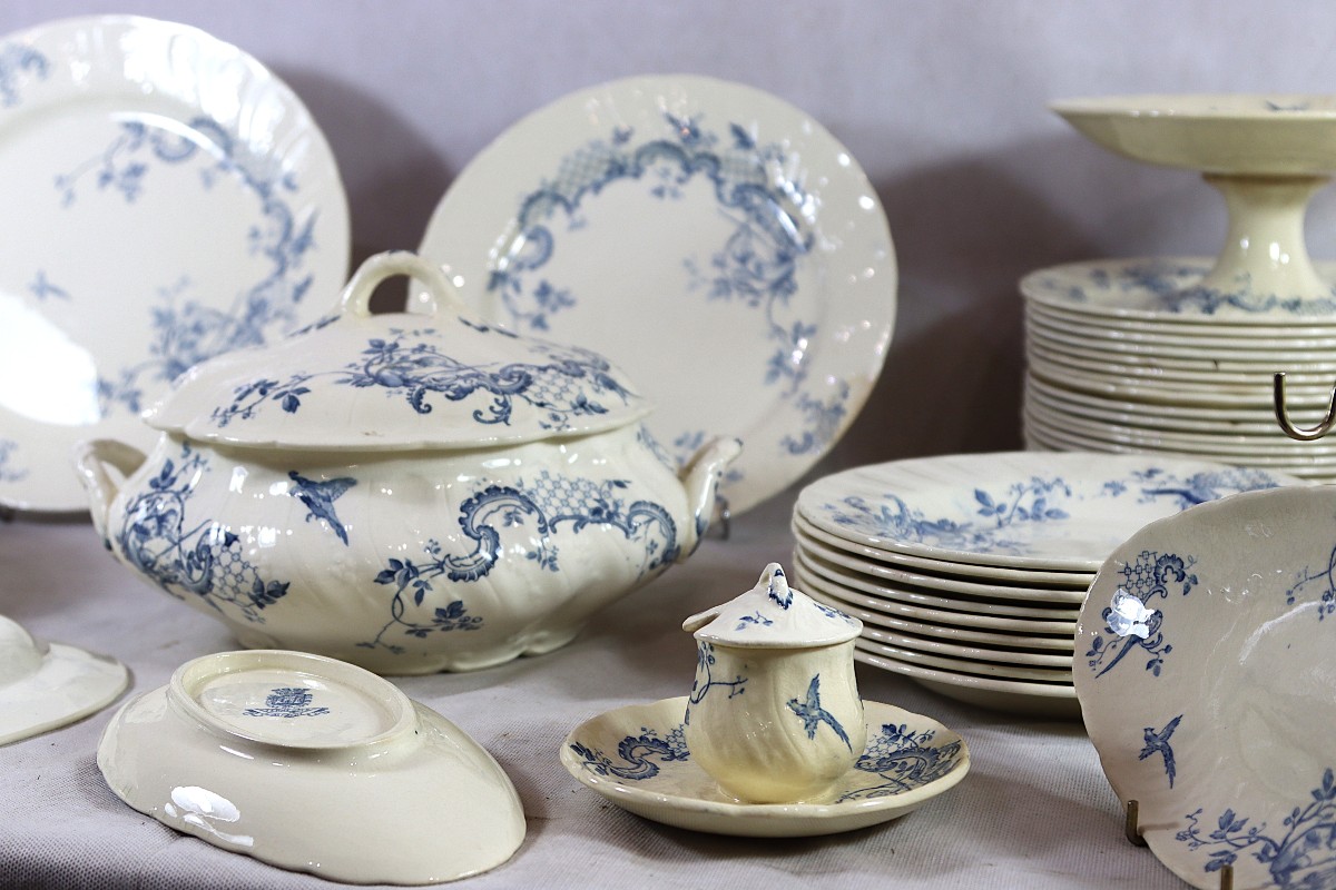 Service de table Gien décor " LAUZUN ", XIXe