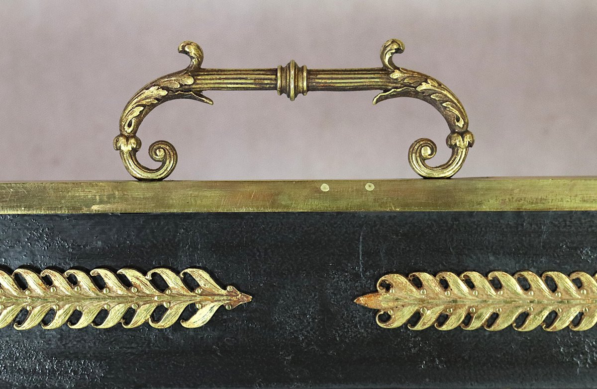 Bronze Firewall, Empire, 19th Century-photo-4