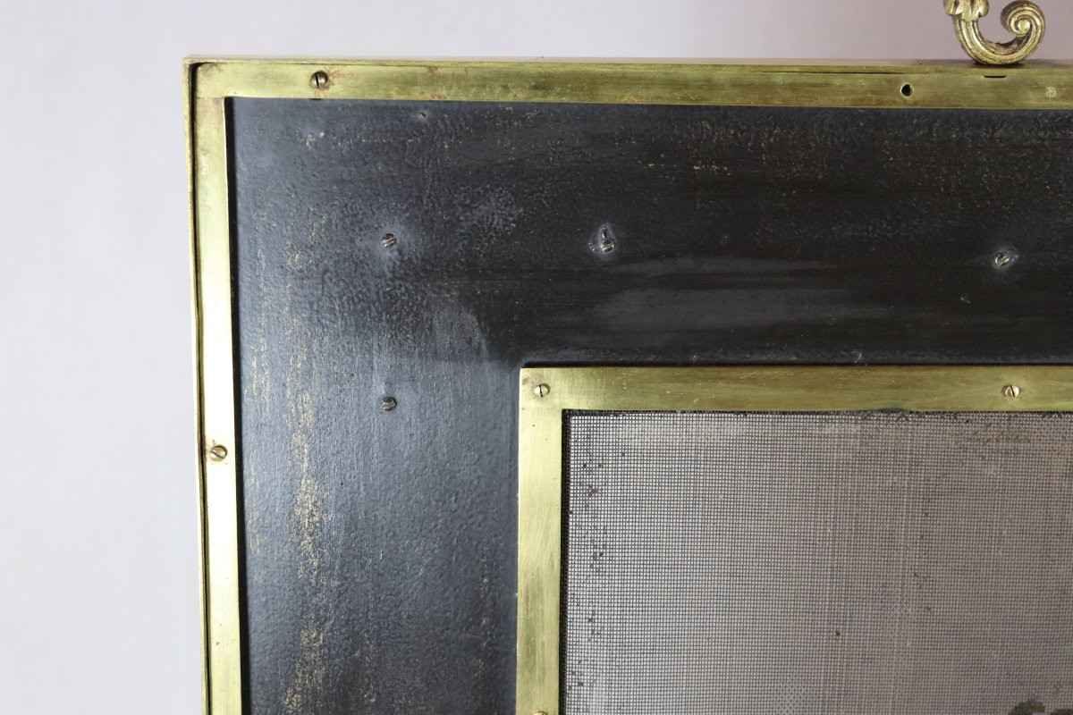 Bronze Firewall, Empire, 19th Century-photo-4