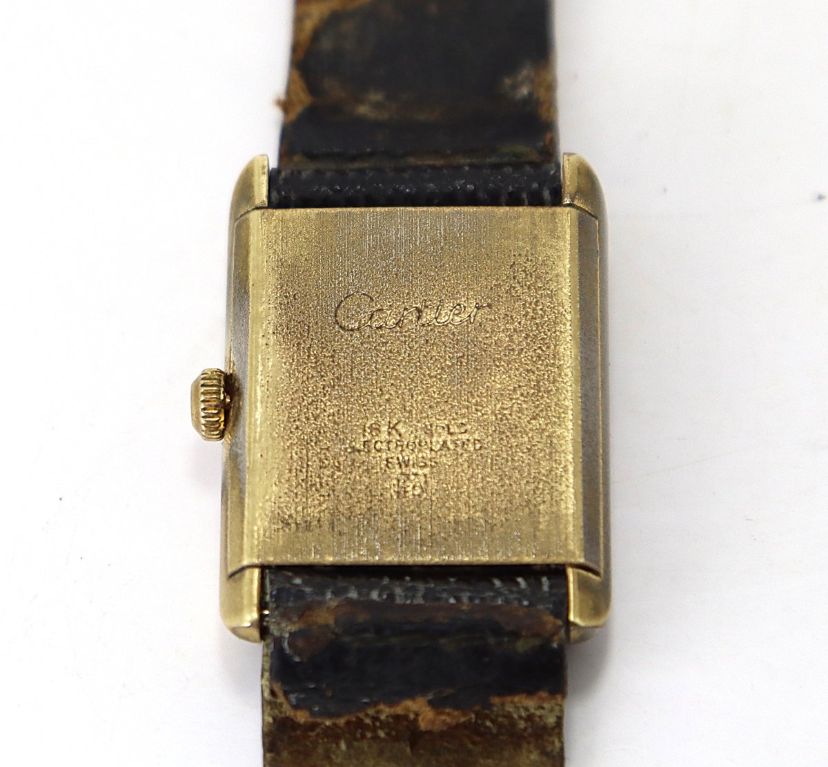 CARTIER, Montre tank femme, 1970-photo-2