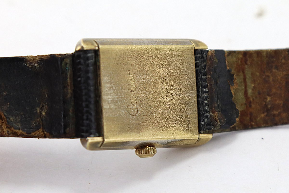 CARTIER, Montre tank femme, 1970-photo-4