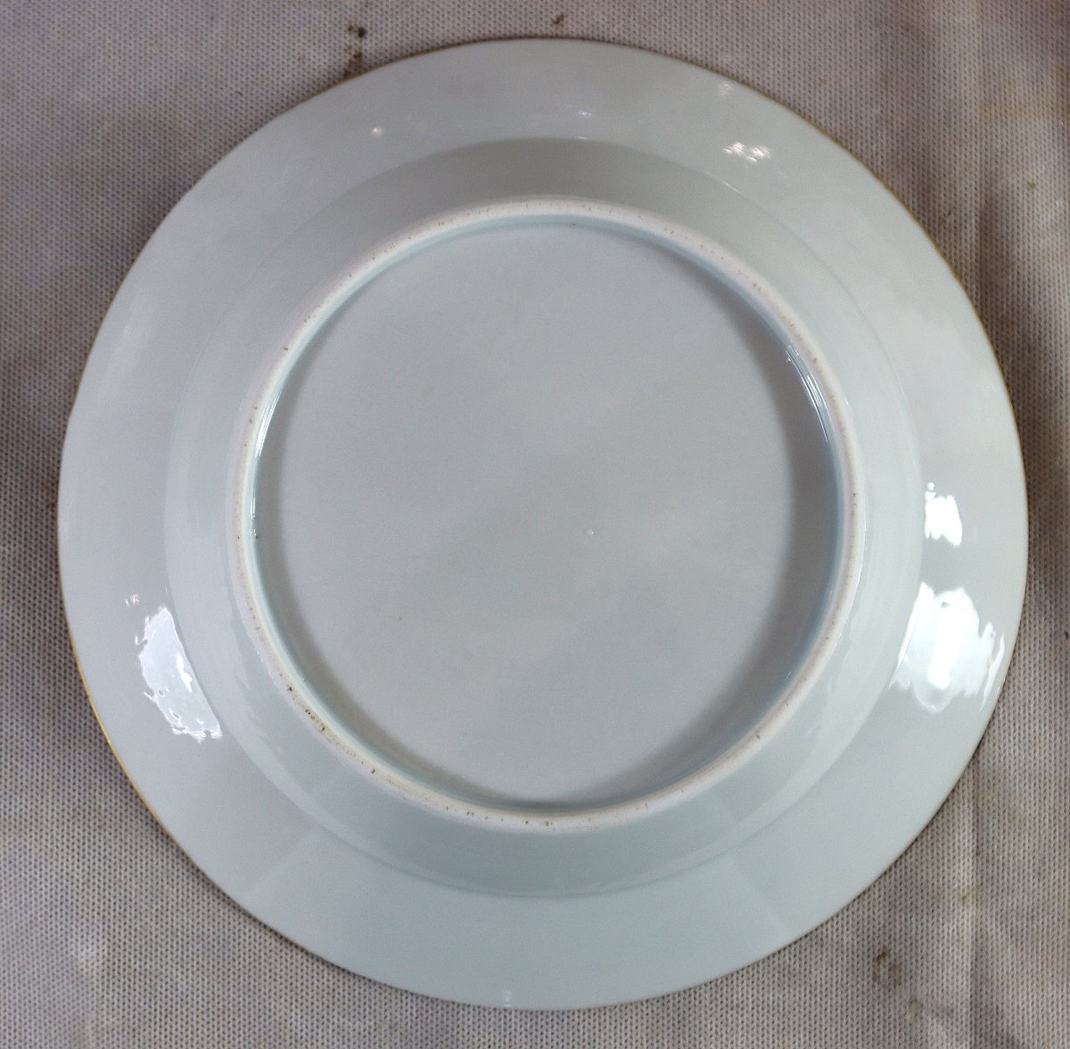 Chine XVIIIe, série de 16 assiettes en porcelaine.-photo-5