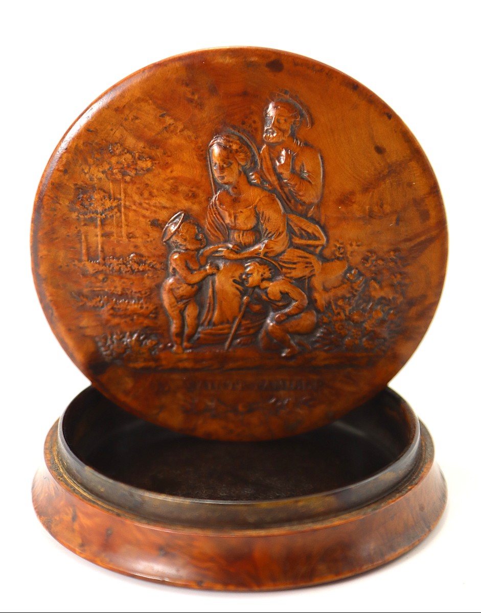 Carved Boxwood Box 