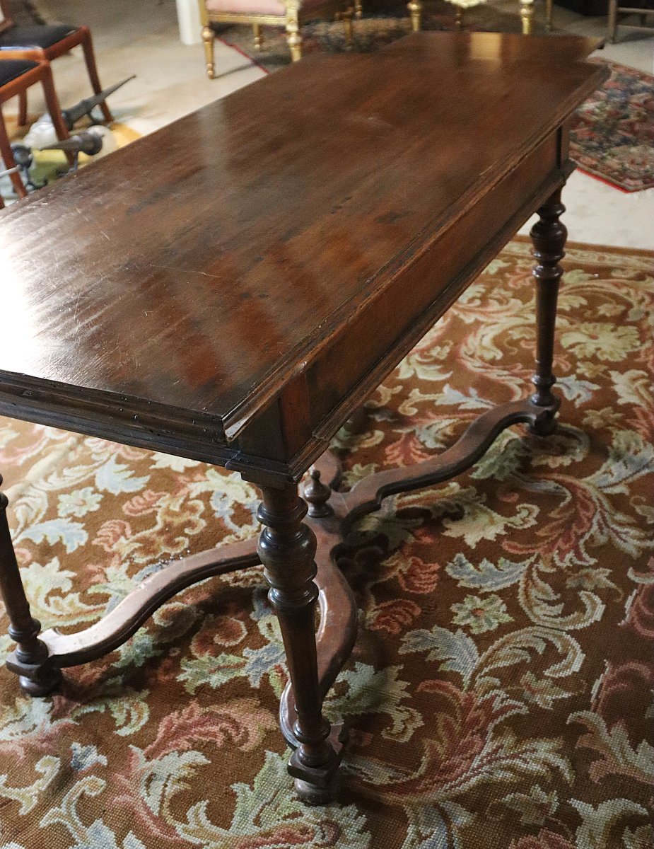 Louis XIII Style Desk, 20th Century-photo-3