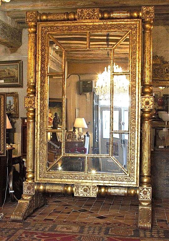 Decorative Psyche Mirror, 20th Century