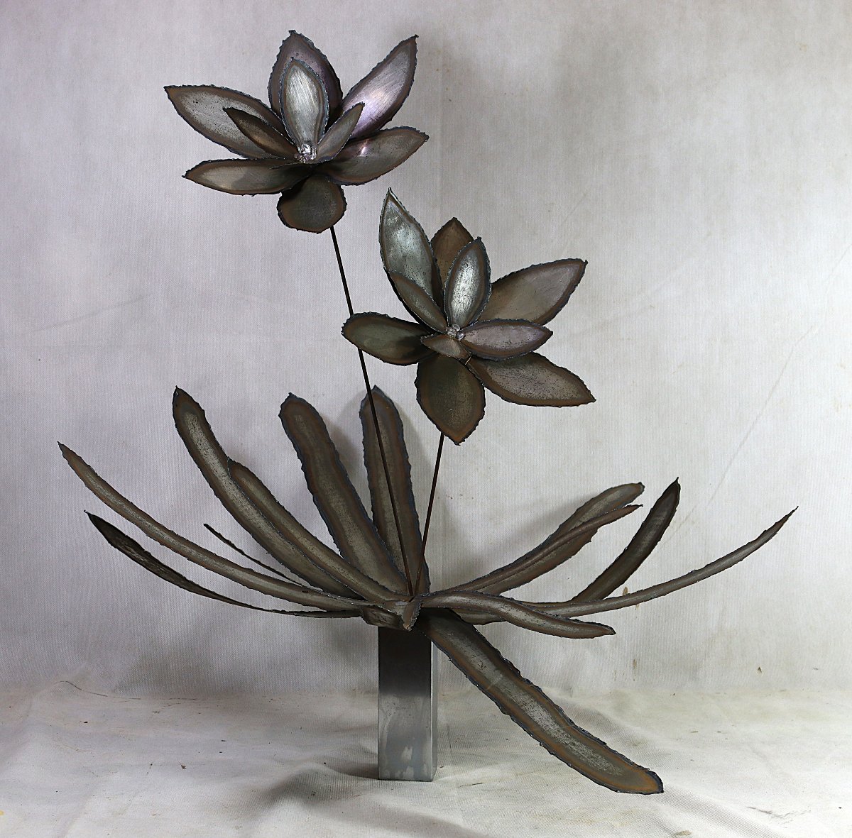 Maison Jansen (dans le goût ), Sculpture bouquet de fleurs, 1970