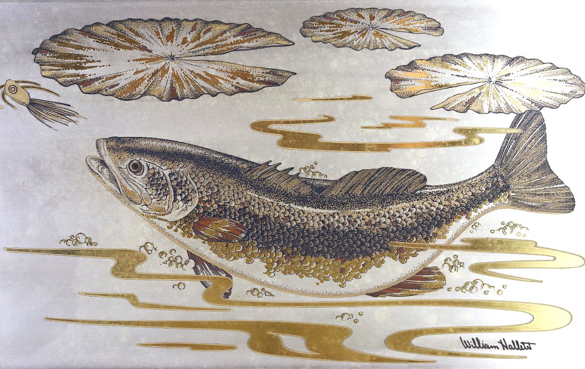 Franklin Mint And William Hallett, 2 Engravings On Silver, With Copper And 24k Gold Inlay, 1980-photo-2