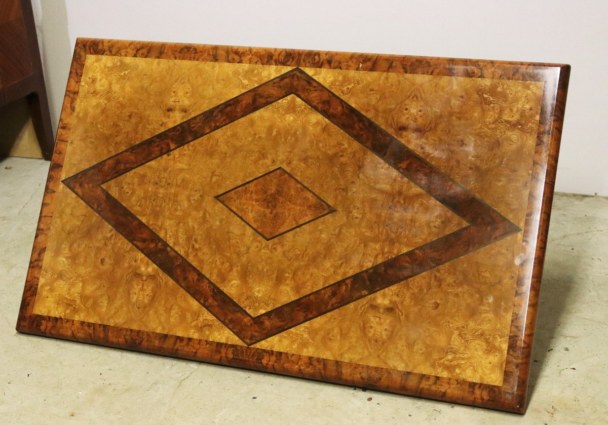 Elm Burl Coffee Table, 1970-photo-2