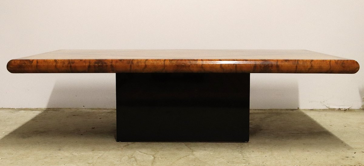 Elm Burl Coffee Table, 1970-photo-4