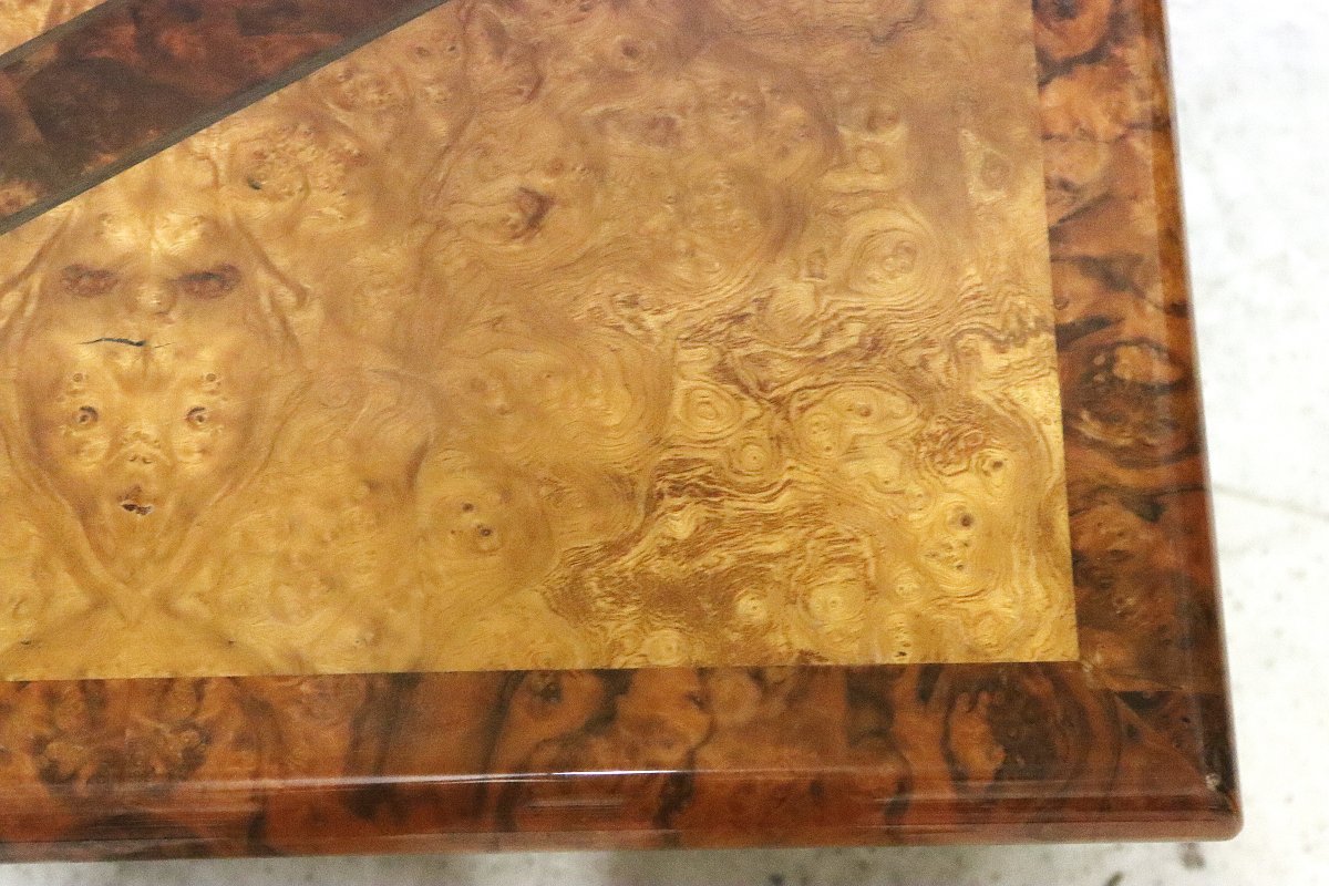Elm Burl Coffee Table, 1970-photo-1