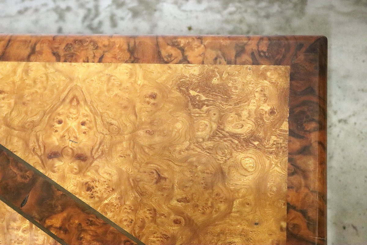 Elm Burl Coffee Table, 1970-photo-3