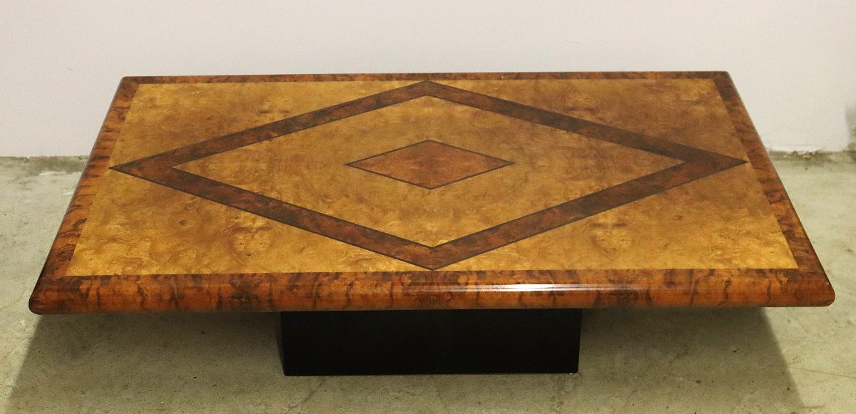 Elm Burl Coffee Table, 1970