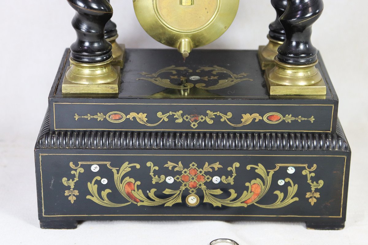 Nap III Portal Clock, 19th Century-photo-2