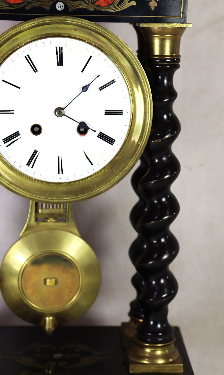 Nap III Portal Clock, 19th Century-photo-3