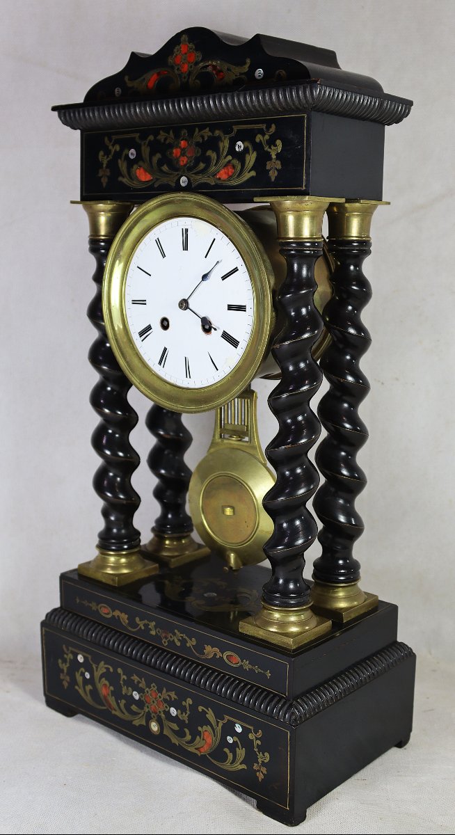 Nap III Portal Clock, 19th Century-photo-3