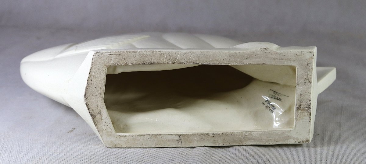 Manufacture Sainte Radegonde For Primavera, "tropical Fish" Art Deco Sculpture-photo-6