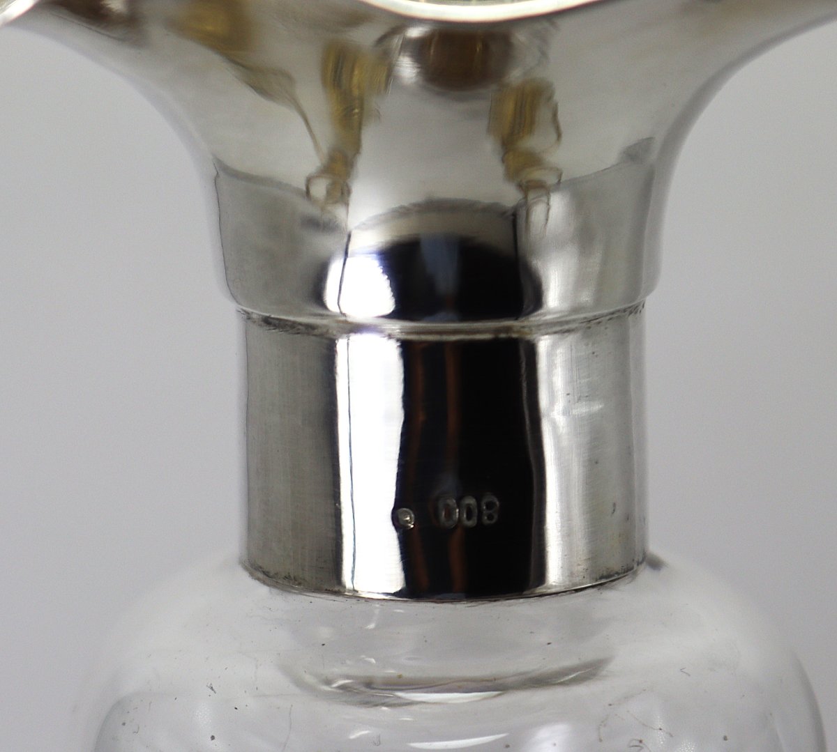Service à liqueur, Argent et cristal, Italie XXe-photo-3