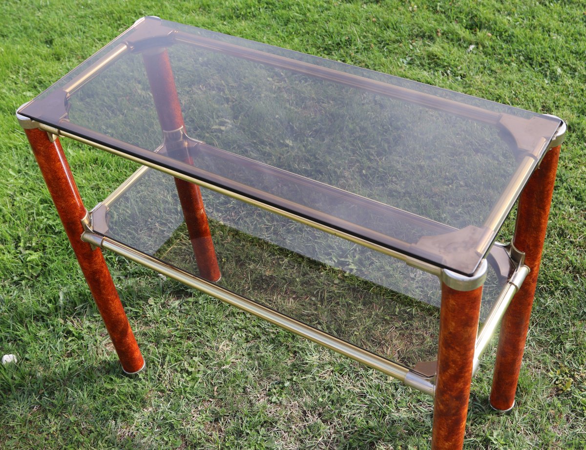 Two-shelf Console Table, Vet For, Italy, 20th Century-photo-1